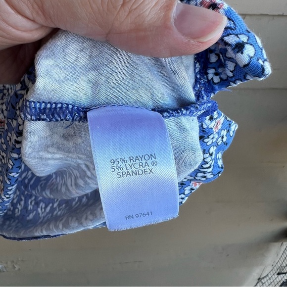 J.Jill Floral Long Sleeve Blouse - Size LP - Spring Modest Business Casual - Picture 4 of 5